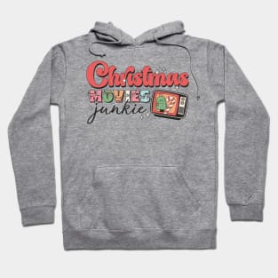 Vintage Christmas TV Design Hoodie